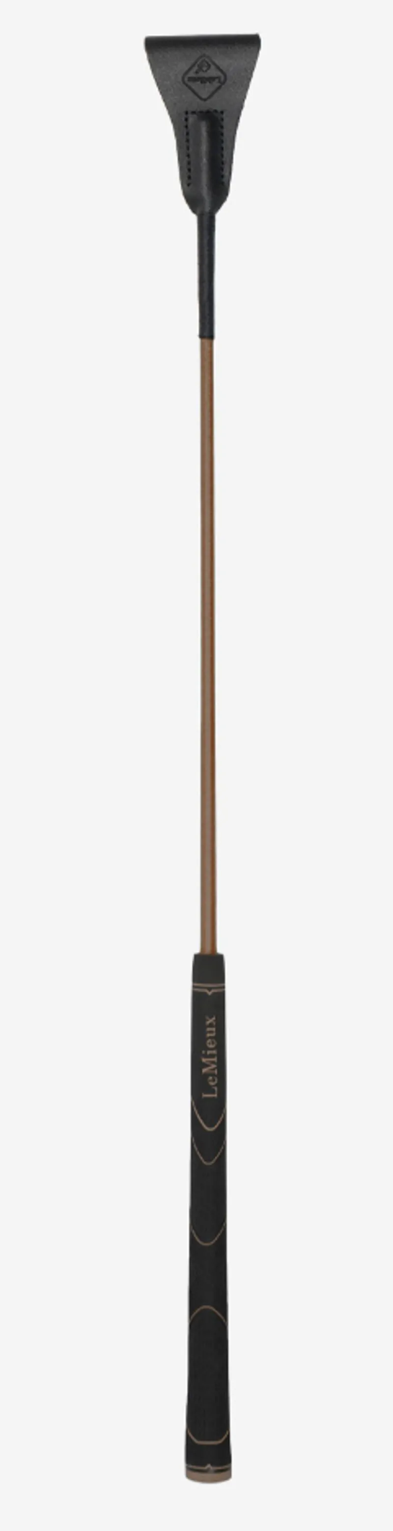LeMieux Grip-Tek Jumping Whip Brown